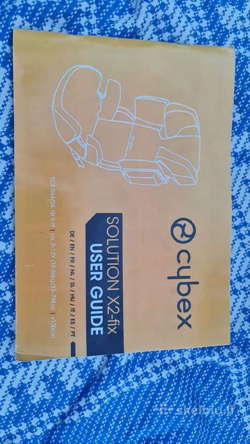 Cybex solution fix automobilio kėdutė - nuotraukos Nr. 8