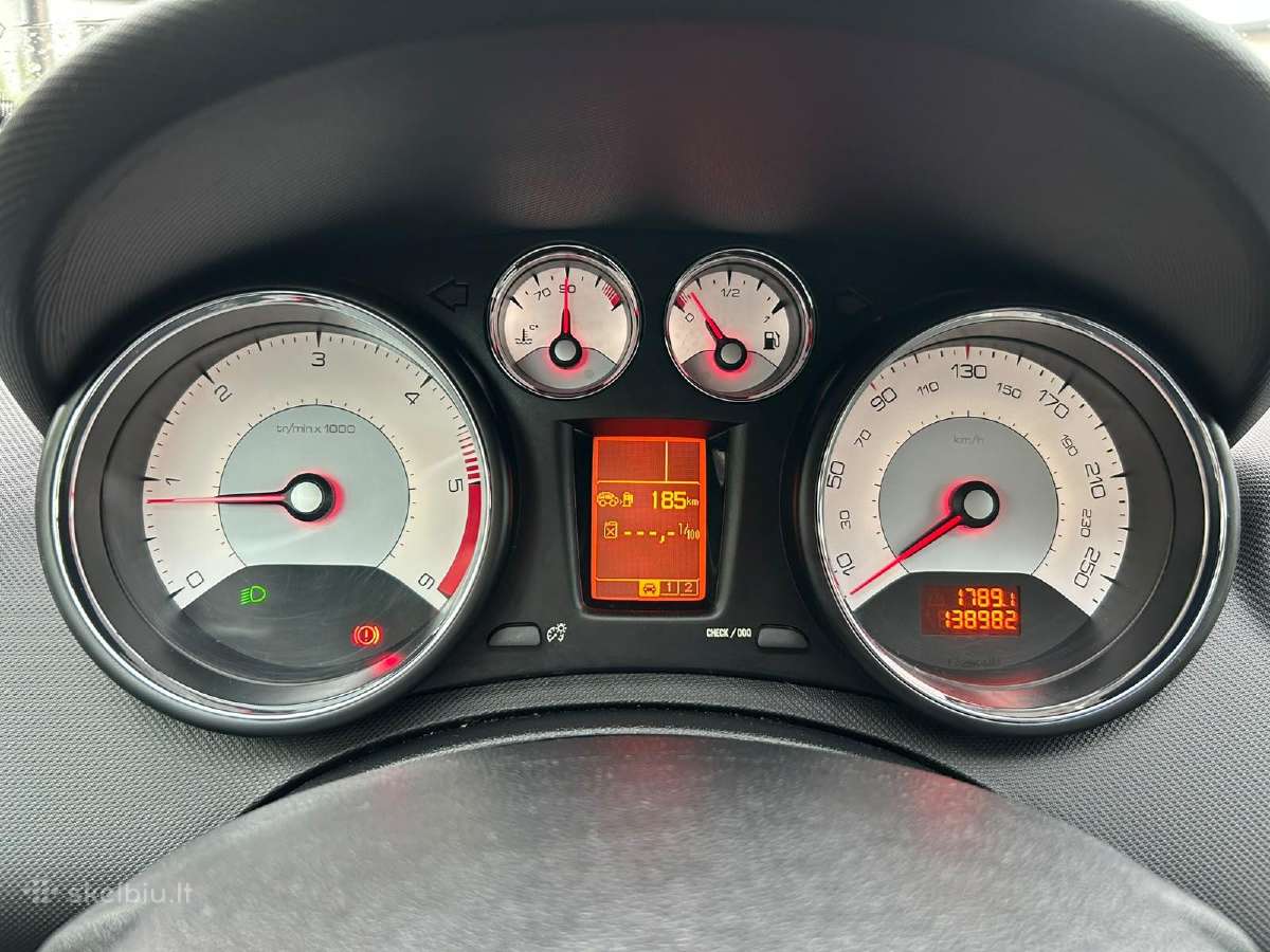 Peugeot 308 1.6 hdi 2011 - nuotraukos Nr. 8