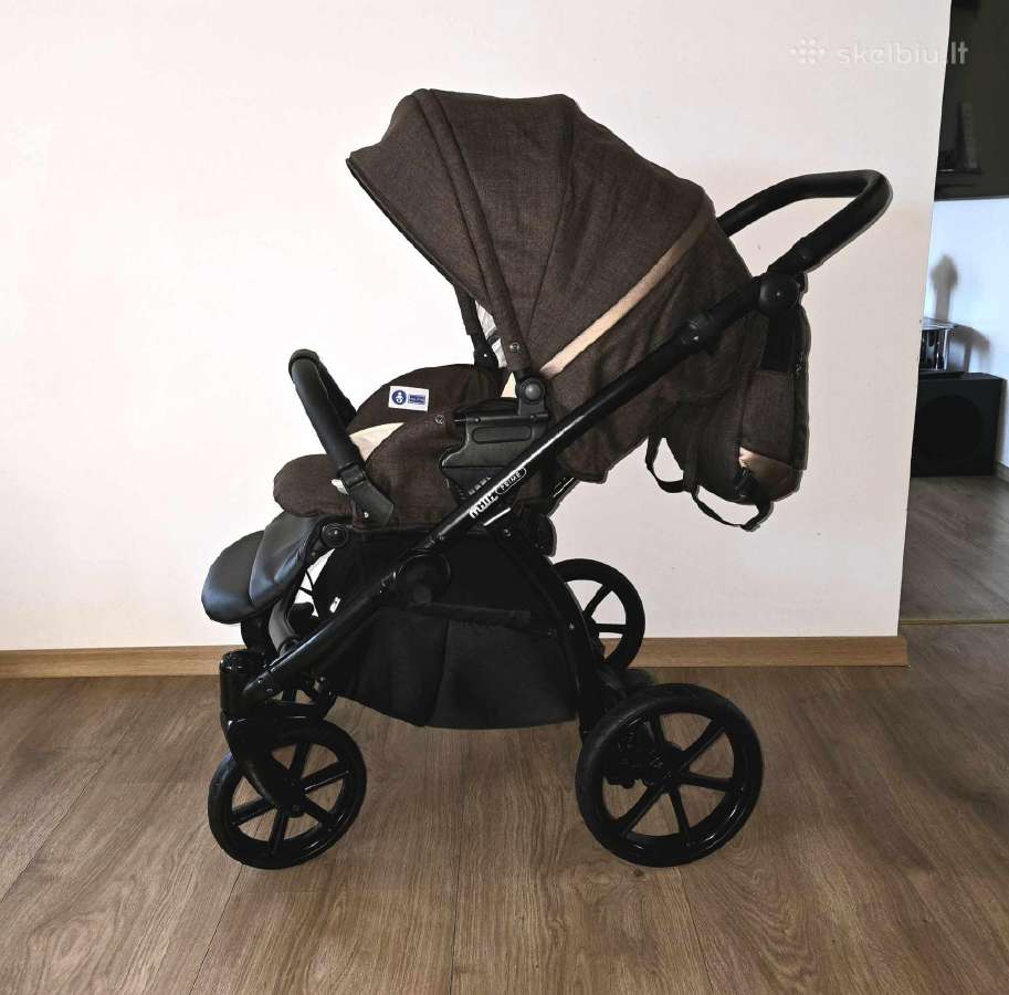 Puikios būklės Milli 3 in 1 vežimėlis - nuotraukos Nr. 4