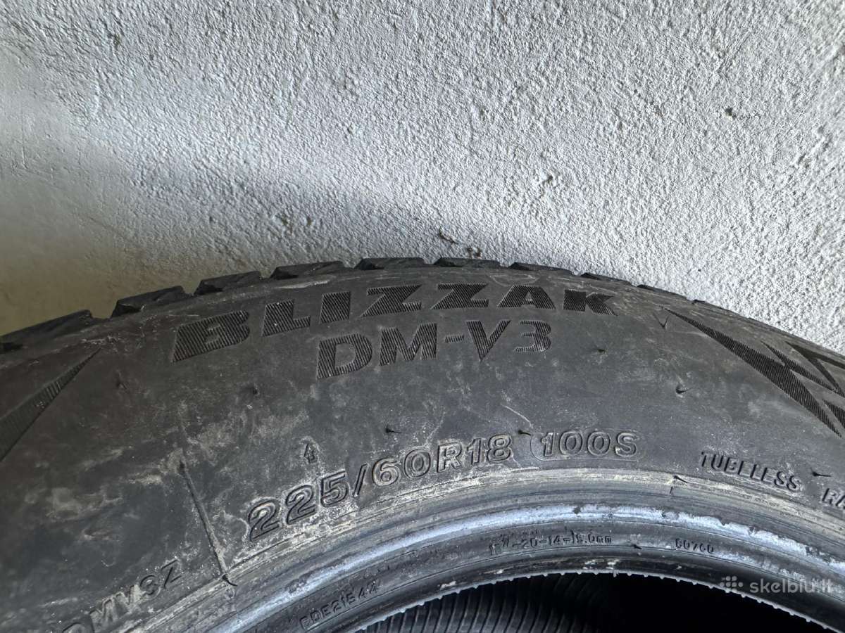 Žieminės Padangos Bridgestone Blizzak R18 225/60 - nuotraukos Nr. 4