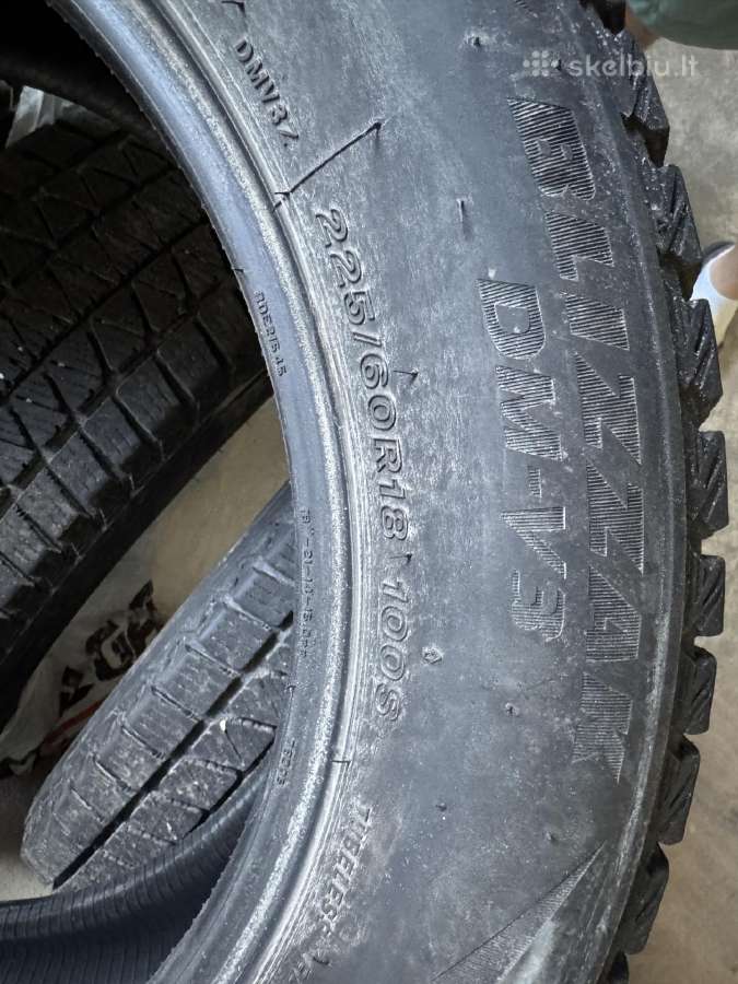 Žieminės Padangos Bridgestone Blizzak R18 225/60 - nuotraukos Nr. 6