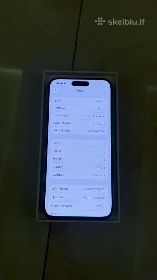iPhone 15 Pro Max - nuotraukos Nr. 8