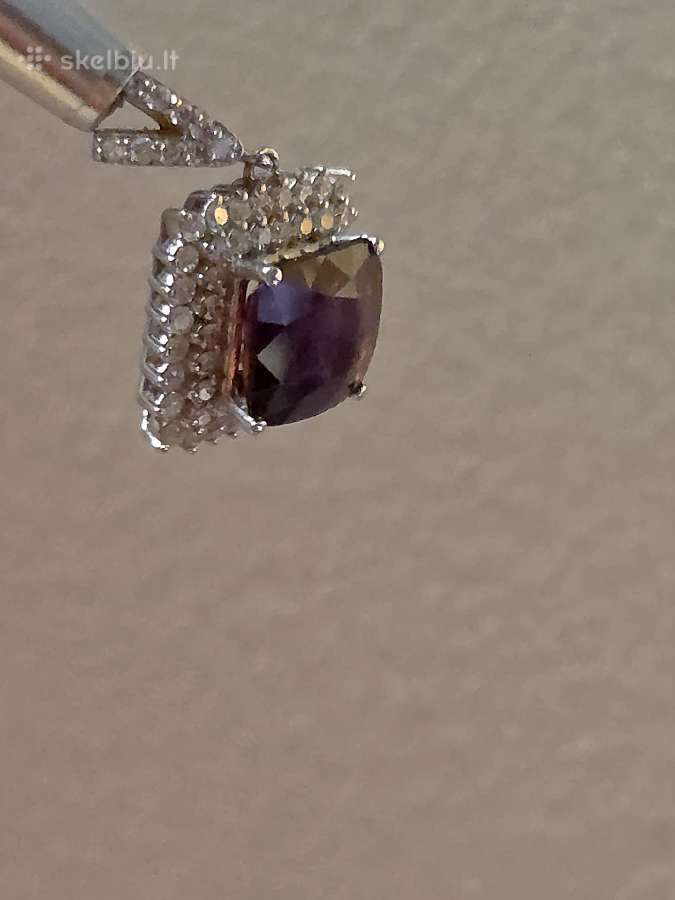 Auksinis 3,7ct Burmos špinelio pakabukas - nuotraukos Nr. 9