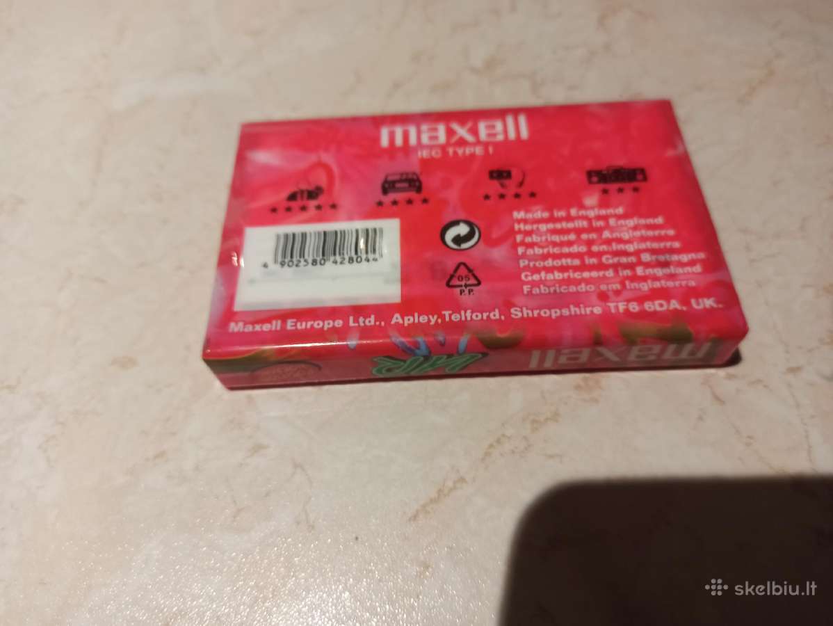 Audiokasetė Maxell - nuotraukos Nr. 2
