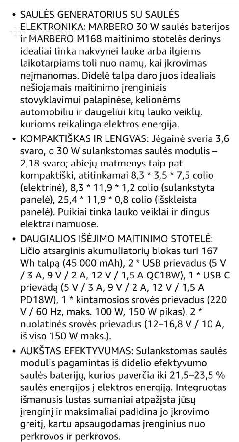 Nešiojama maitinimo stotelė su saulės baterija - nuotraukos Nr. 6