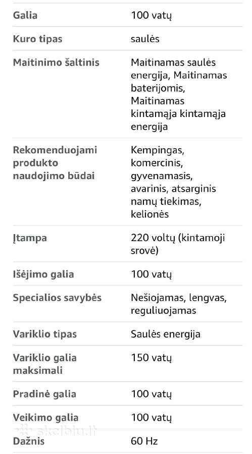 Nešiojama maitinimo stotelė su saulės baterija - nuotraukos Nr. 8