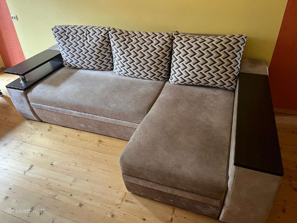 Puikios būklės minkštas miegamas kampas - nuotraukos Nr. 2