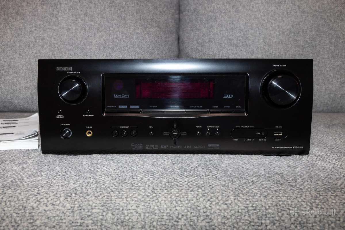 Denon Avr-2311 AV Resiveris - nuotraukos Nr. 2