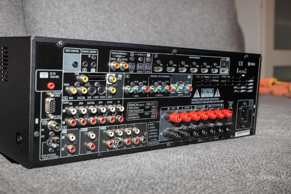 Denon Avr-2311 AV Resiveris - nuotraukos Nr. 6