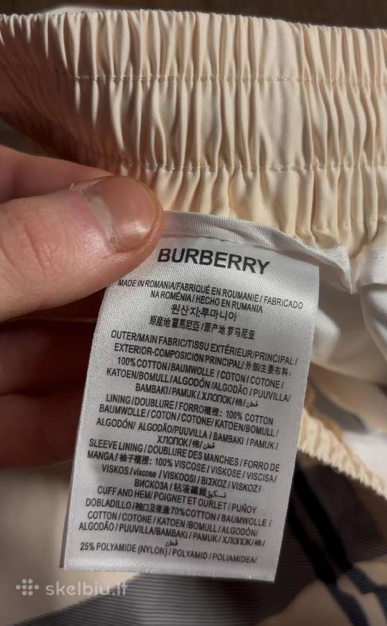 Burberry šortai - nuotraukos Nr. 5