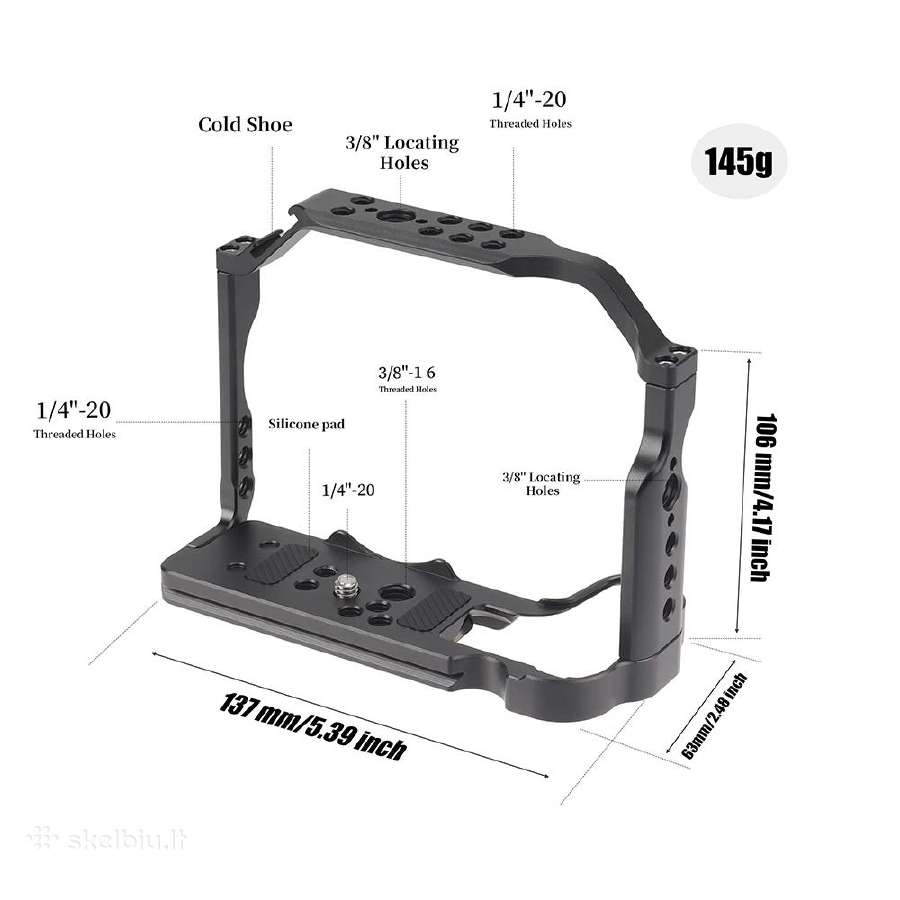 Camera Cage (Canon EOS R10) - nuotraukos Nr. 2