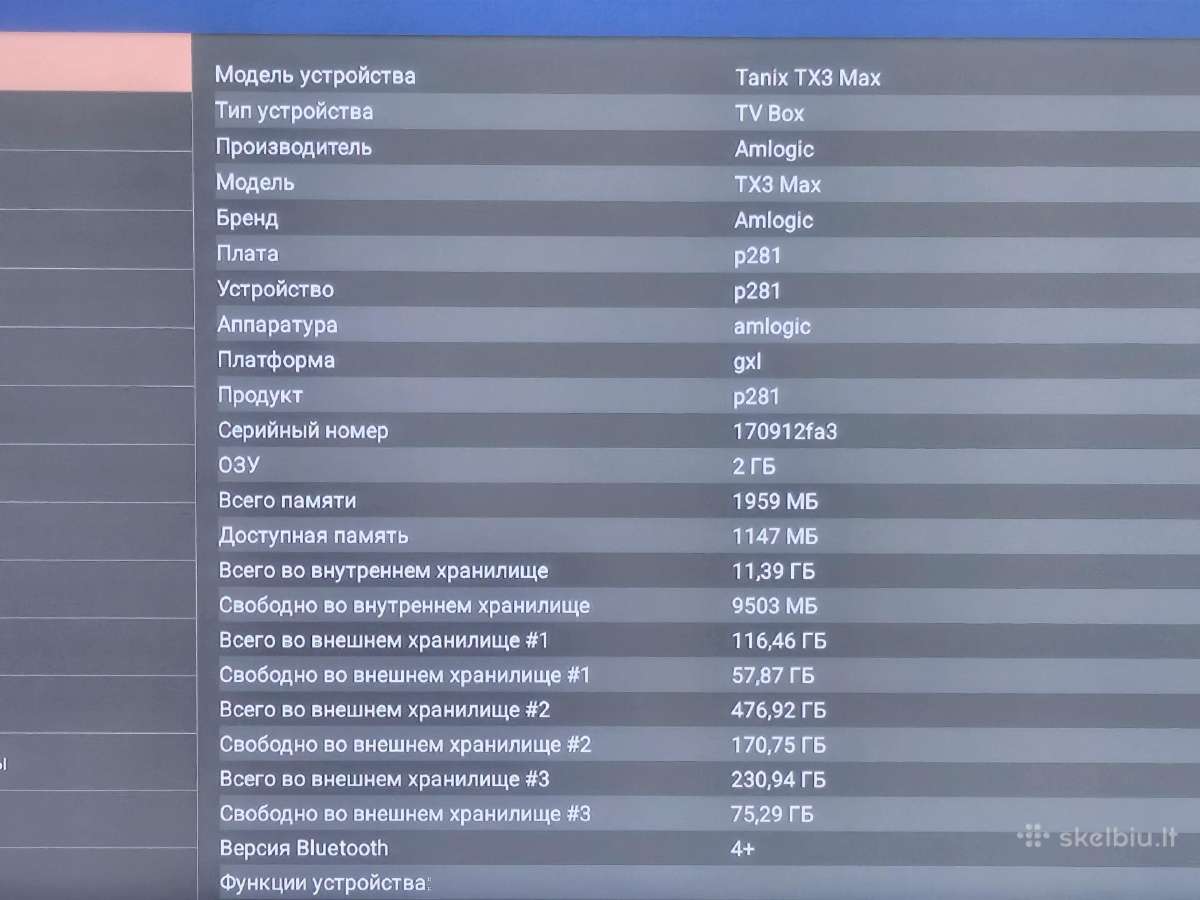 Tanix tx3 amlogic905 - nuotraukos Nr. 5