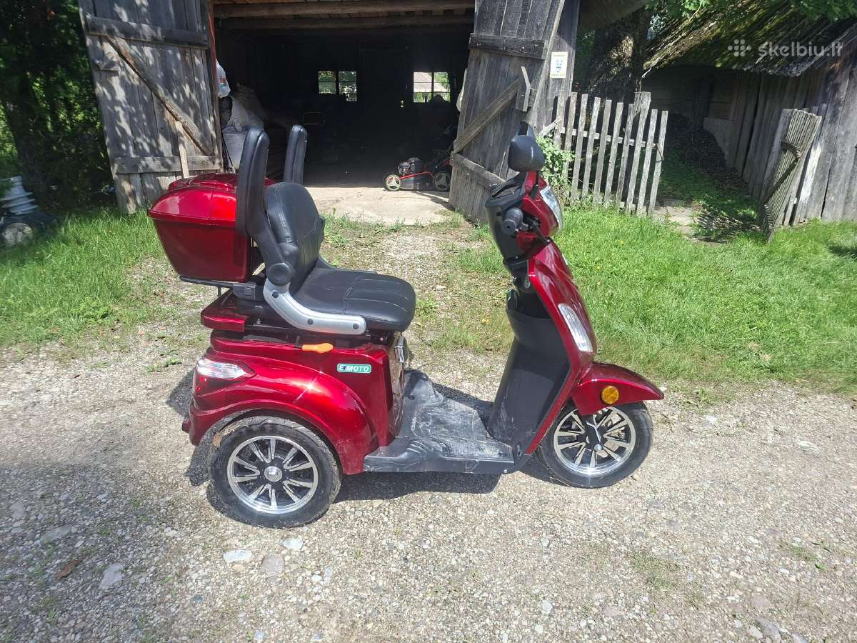 Labai mažai naudotas elektrinis triratis - nuotraukos Nr. 2