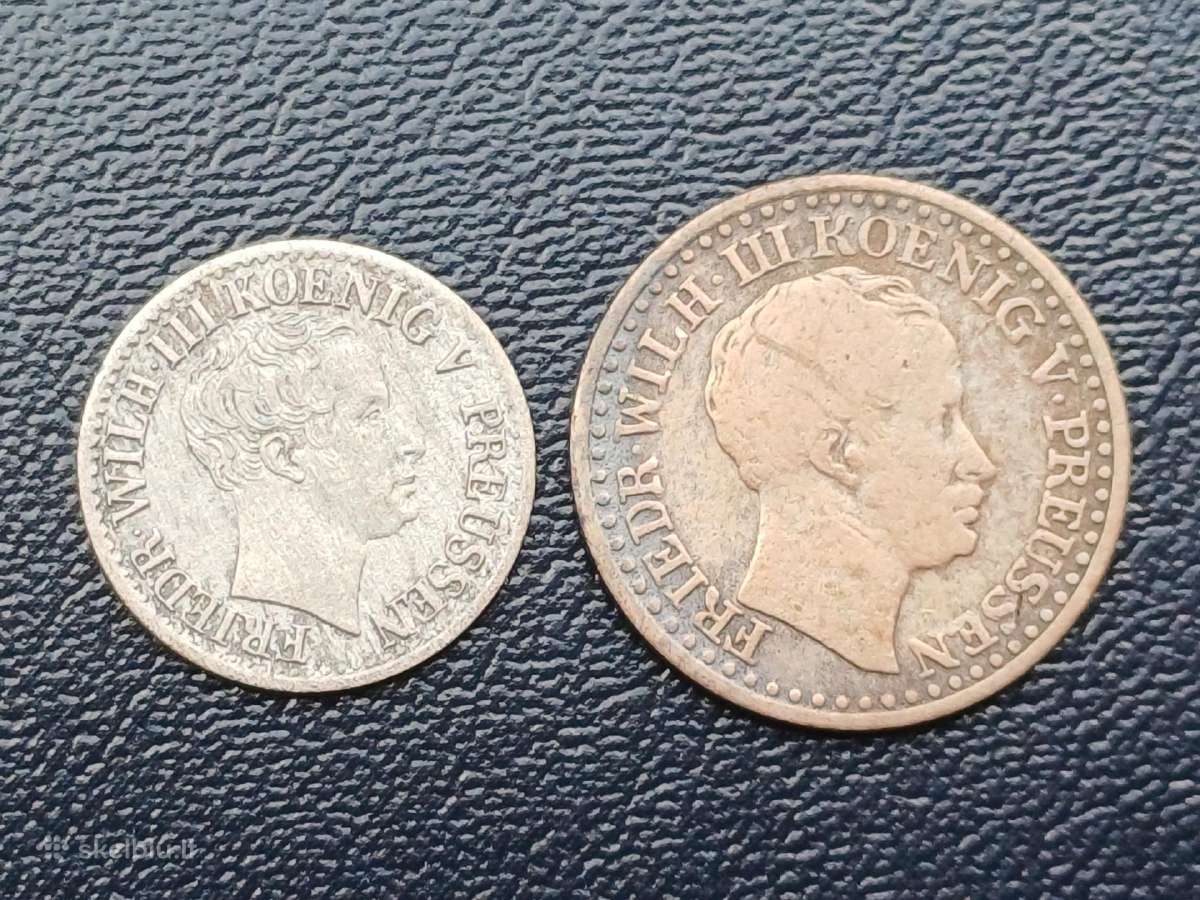 Silbergrošen 1829-30m. Prusija sidabras - nuotraukos Nr. 2