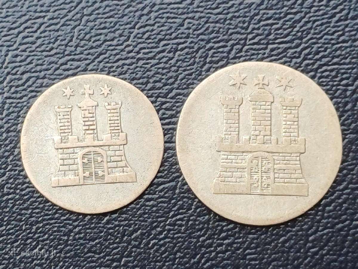 Hamburgas 1851m. Sidabras - nuotraukos Nr. 2