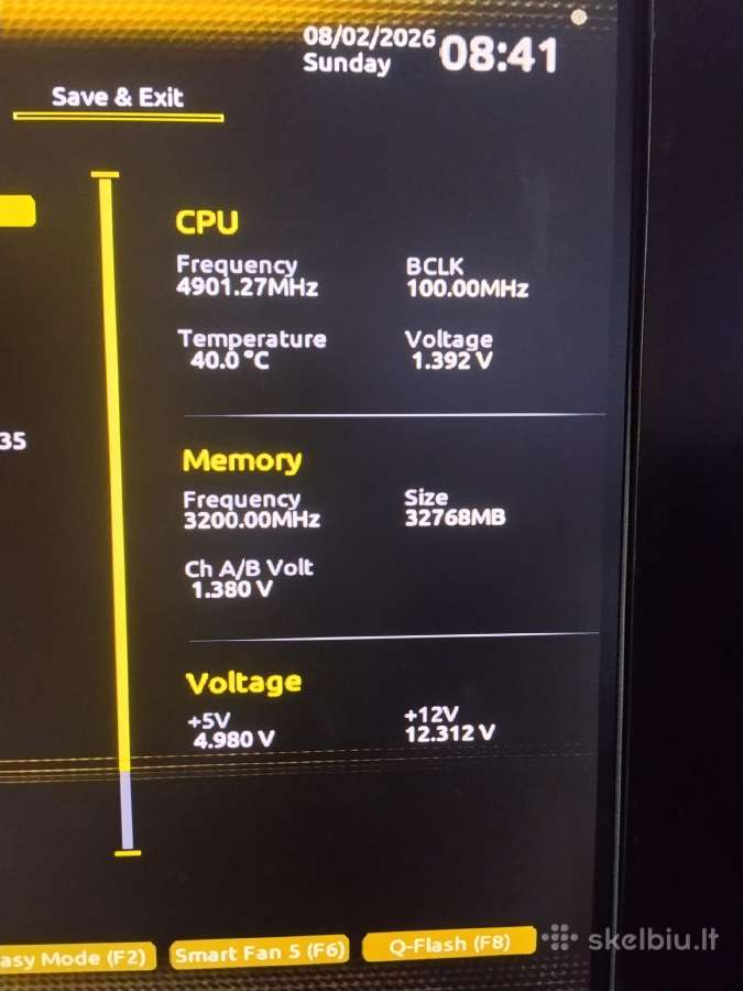 MB + Cpu i7 9th + RAM 32gb(gaming Bundle) - nuotraukos Nr. 3