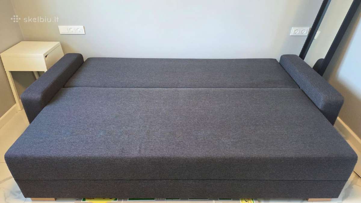Parduodama puiki Ikea 3-vietė sofa-lova - nuotraukos Nr. 2