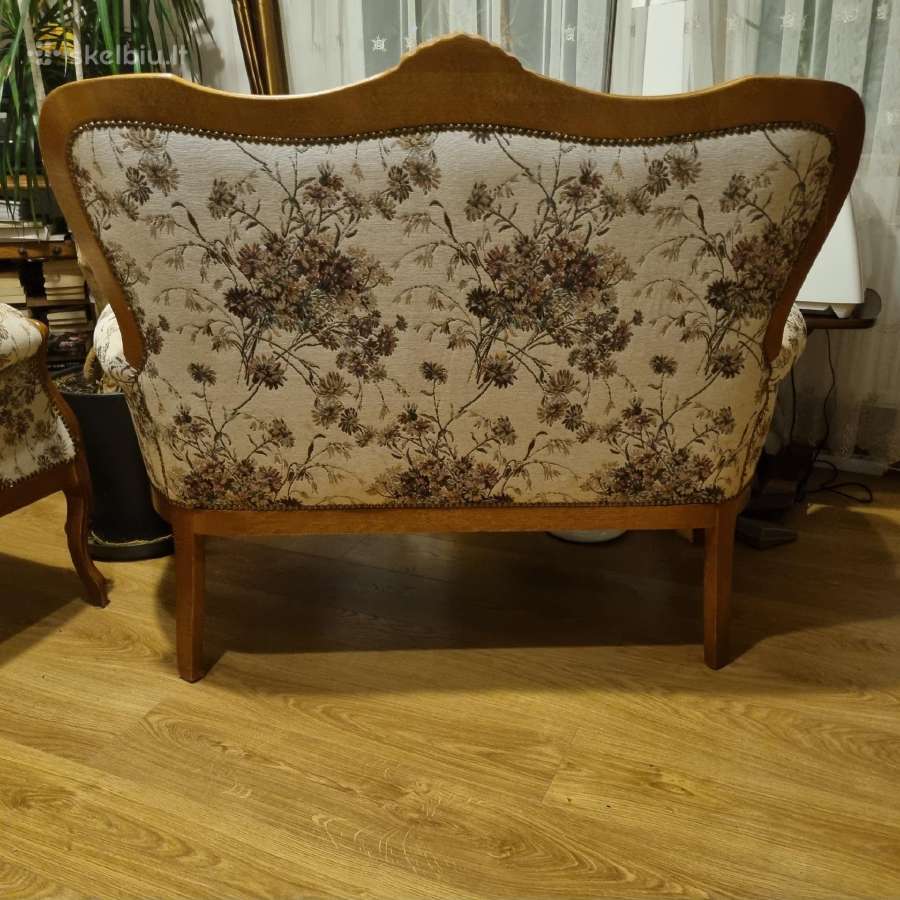 Retro st,super stovio dvisėdė sofutė+2 foteliai - nuotraukos Nr. 3