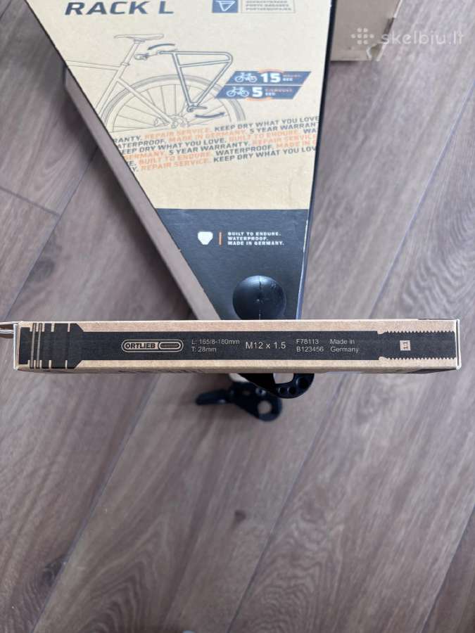 Ortlieb Quick-rack L ir Thru axle - nuotraukos Nr. 2