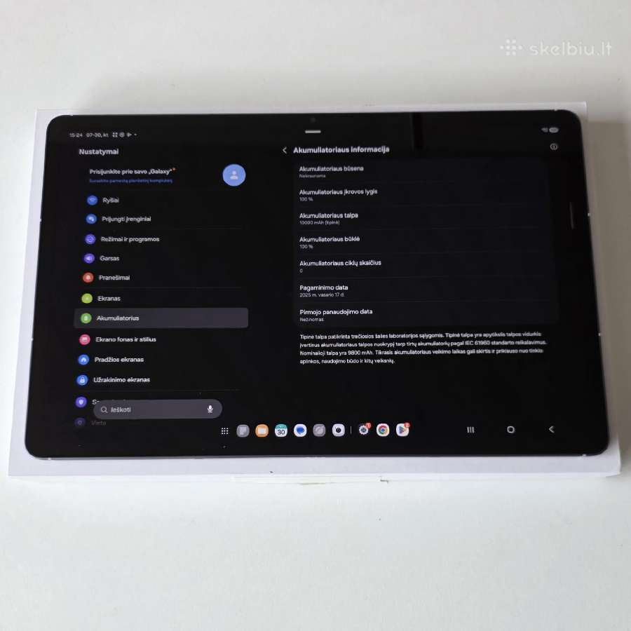 Samsung Tab S10 Fe Plus - nuotraukos Nr. 2