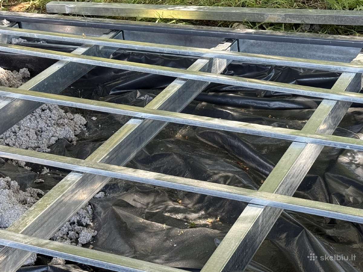 Sustiprinti 3x6 m rėmai su Mgo grindimis - nuotraukos Nr. 6