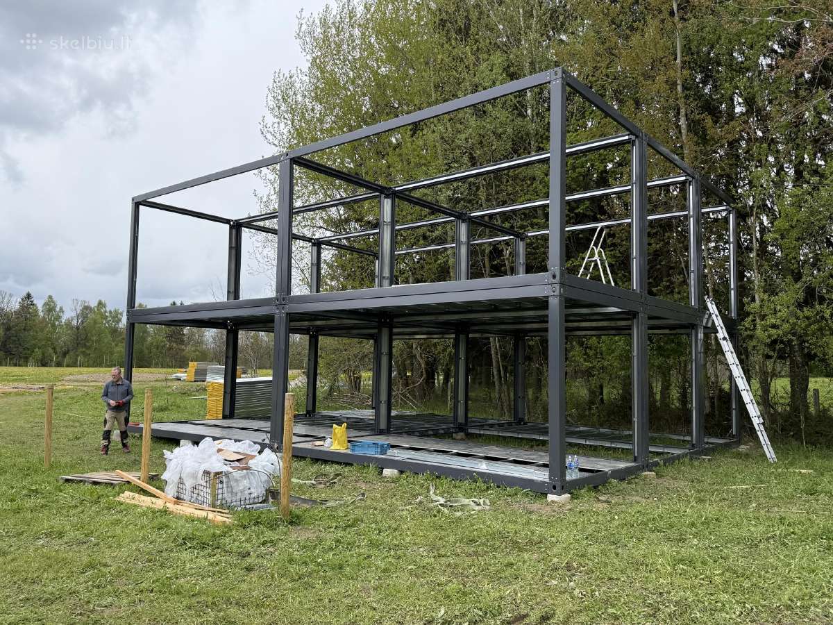 Sustiprinti 3x6 m rėmai su Mgo grindimis - nuotraukos Nr. 2