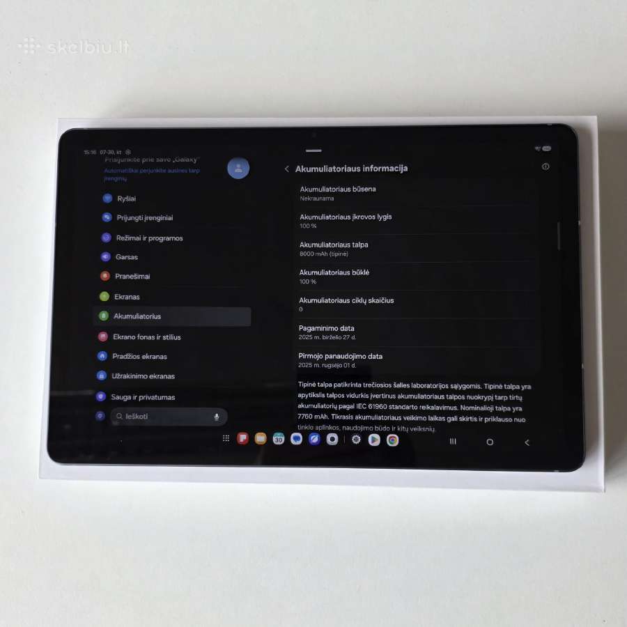 Samsung Tab S10 Lite 2025 - nuotraukos Nr. 2