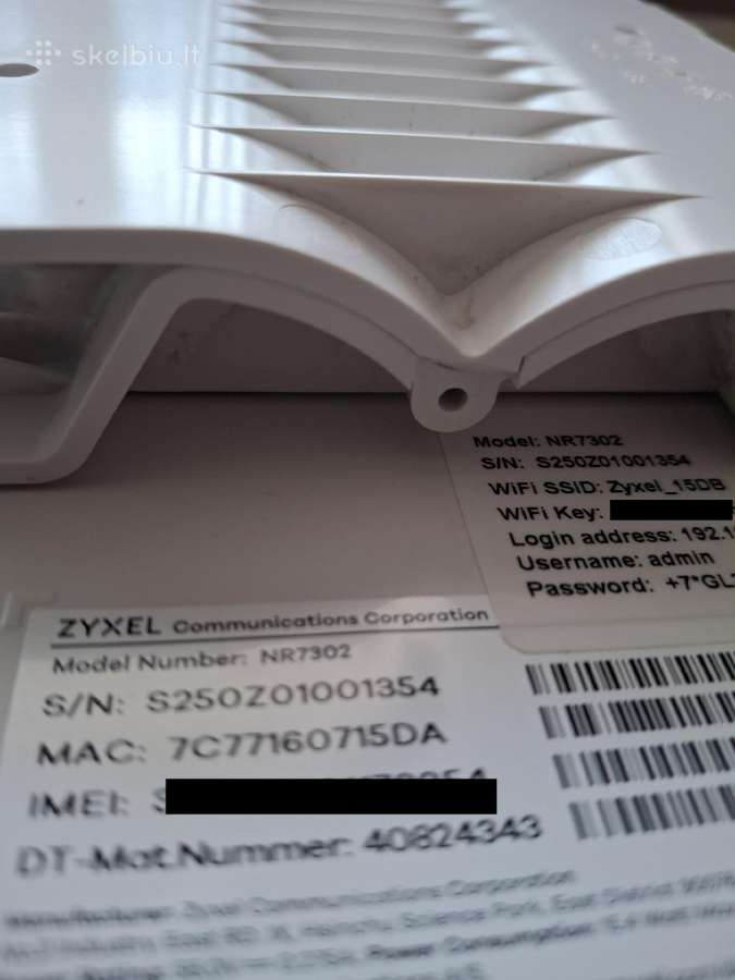Zyxel Nr7302 5G lauko modemas - nuotraukos Nr. 3