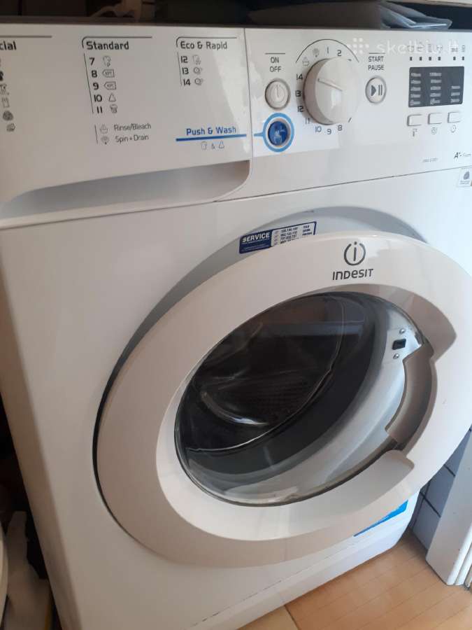 Indesit skalbimo masina - nuotraukos Nr. 3