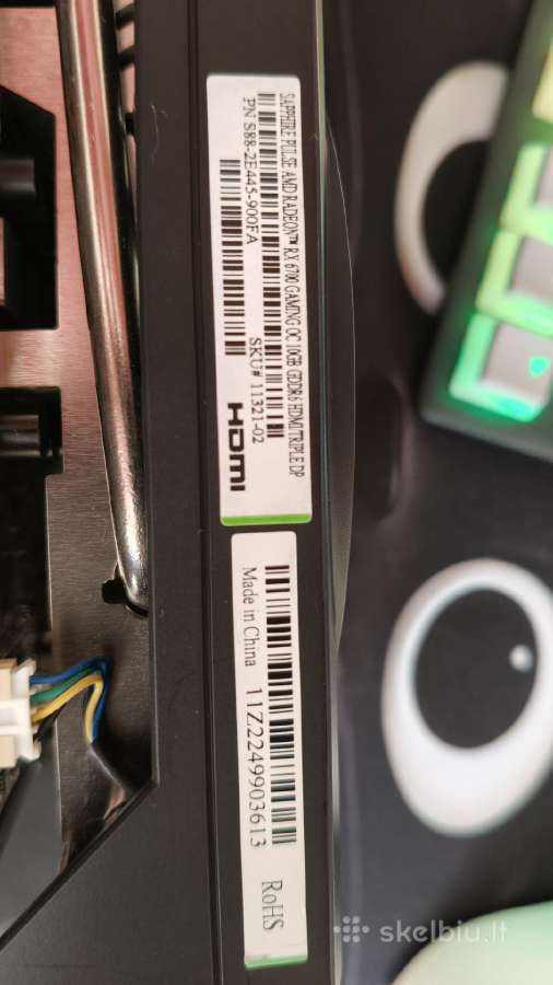 Sapphire Pulse radeon Rx6700 10gb - nuotraukos Nr. 2
