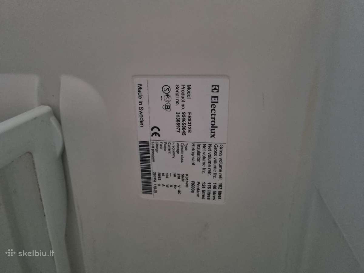 Dovanoju šaldytuva Elektrolux veikiantis - nuotraukos Nr. 2