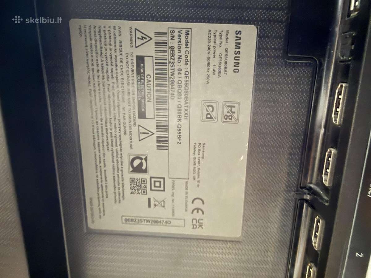 Parduodamas Samsung 55 įstrižainės televizorius - nuotraukos Nr. 2
