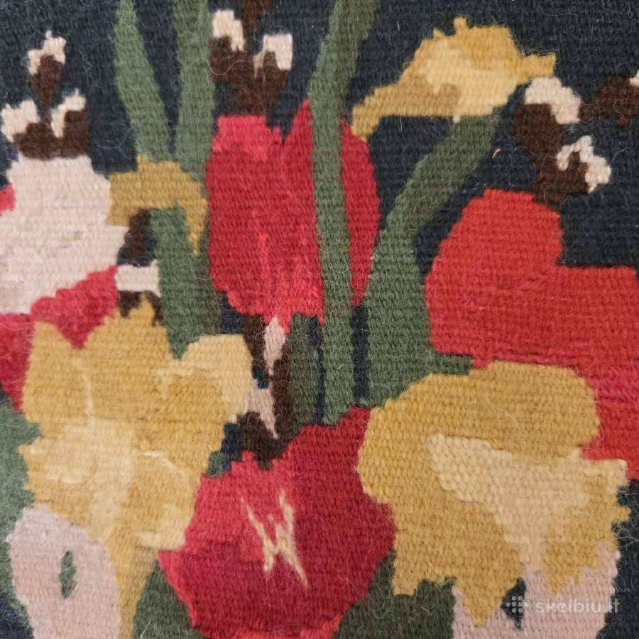 Vintažinis austas gobelenas - nuotraukos Nr. 3