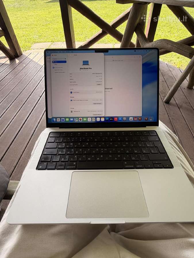 Apple M1 Pro16gb14-inch1tbbattery health 84% - nuotraukos Nr. 2