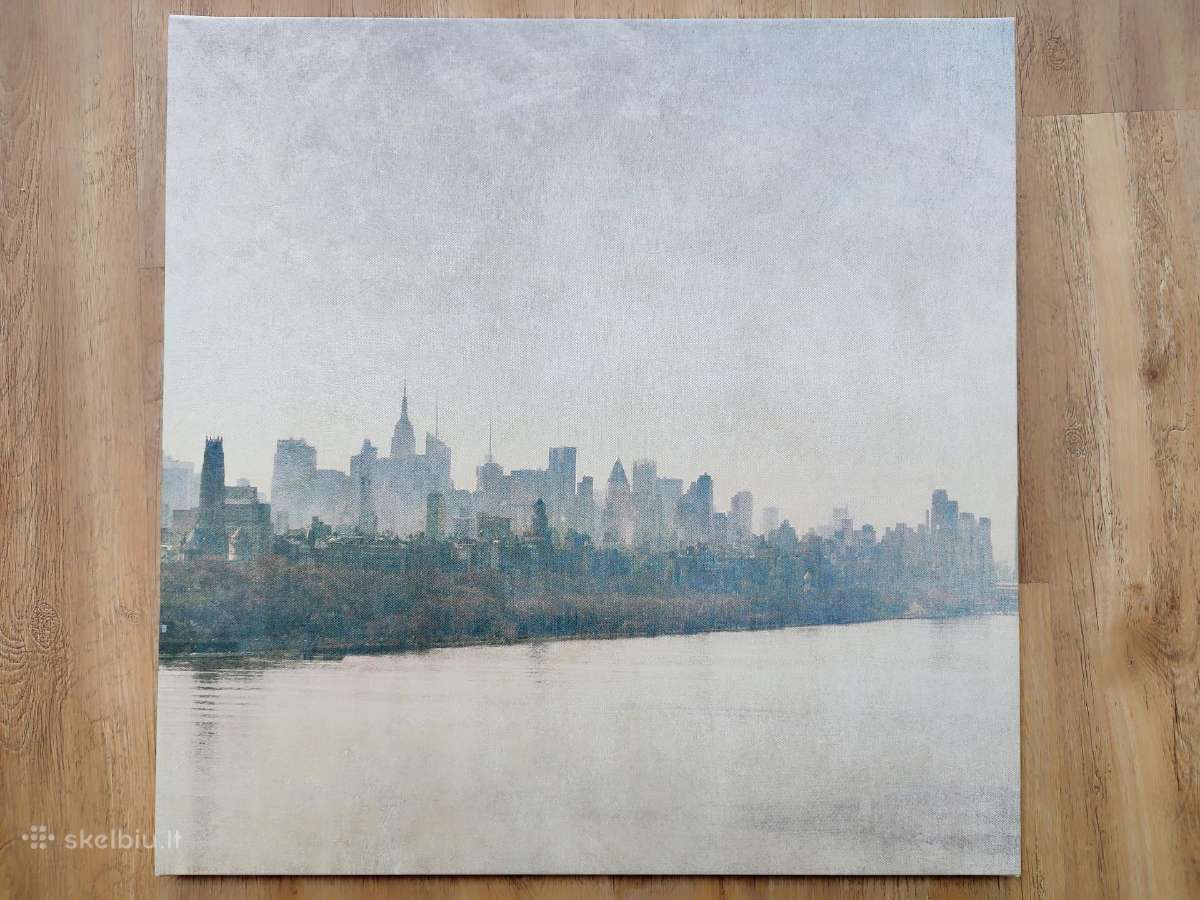 New York Skyline 3 dalių paveikslas. Pete Kelly - nuotraukos Nr. 3