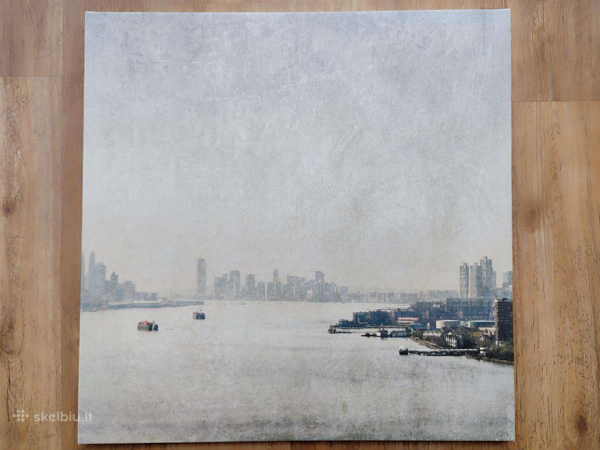 New York Skyline 3 dalių paveikslas. Pete Kelly - nuotraukos Nr. 4