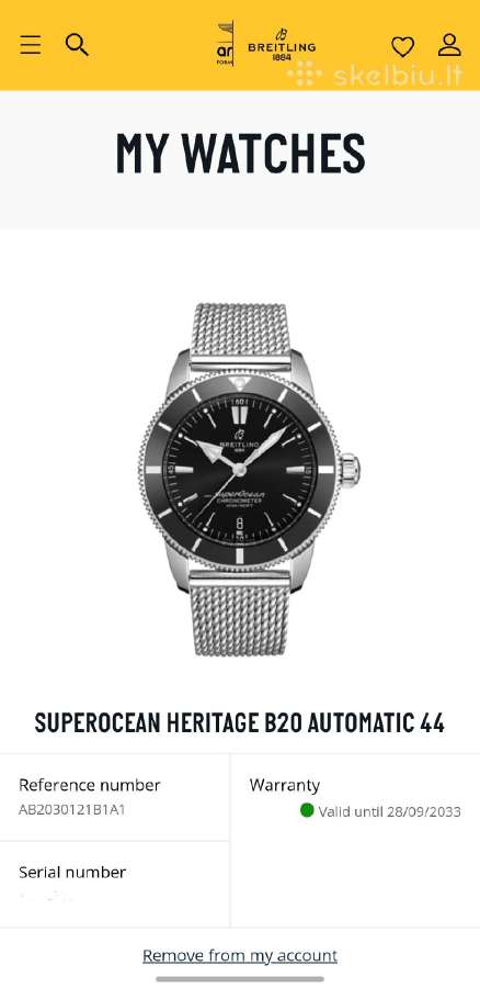 Breitling Super Ocean heritage II - nuotraukos Nr. 13