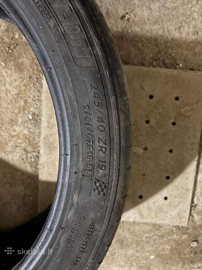 Vasarinės padangos Michelin 245/40 R19 - nuotraukos Nr. 2