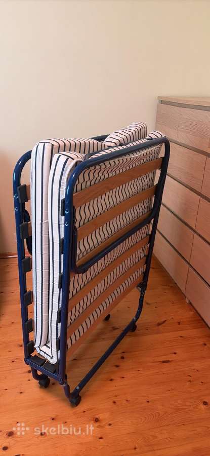 Ikea Sandvika sulankstoma svečių lova su čiužiniu - nuotraukos Nr. 3