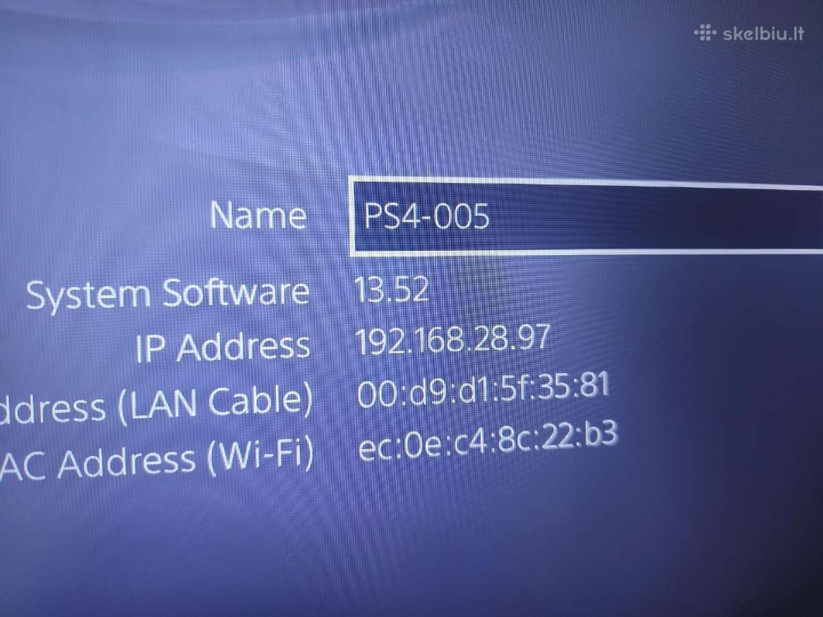 Ps4 Fat 1tb - nuotraukos Nr. 4
