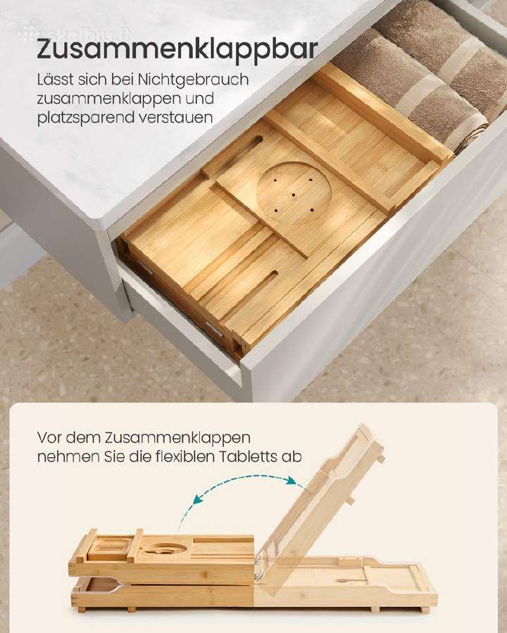 Bambukiniai vonios padėklai - nuotraukos Nr. 5