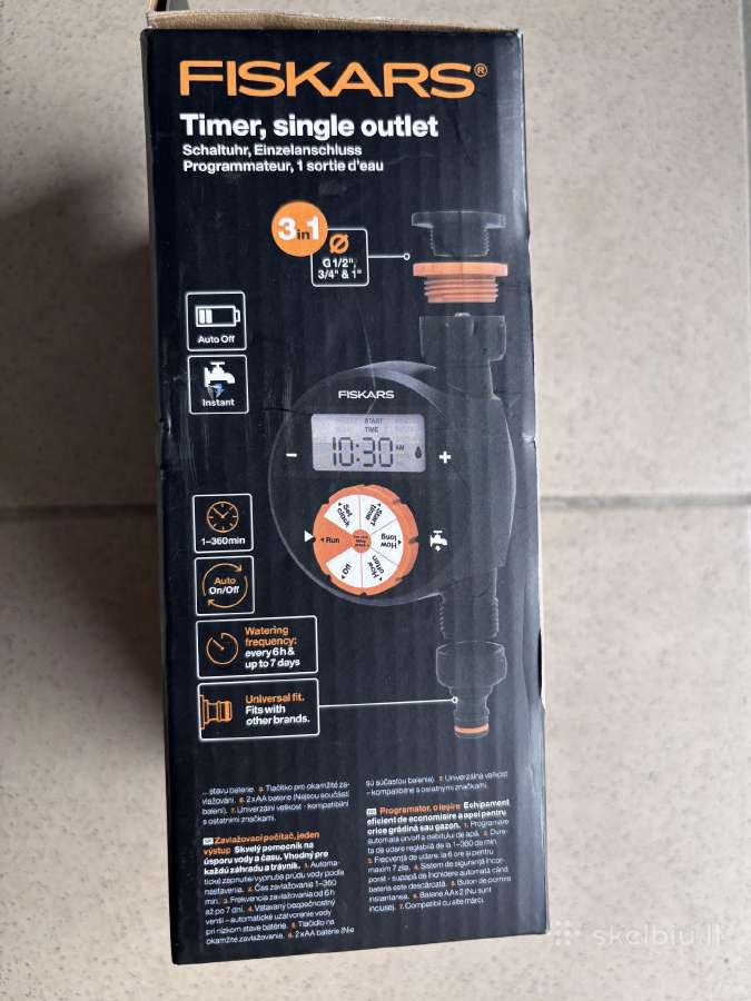 Fiskars laistymo laikmatis - nuotraukos Nr. 2