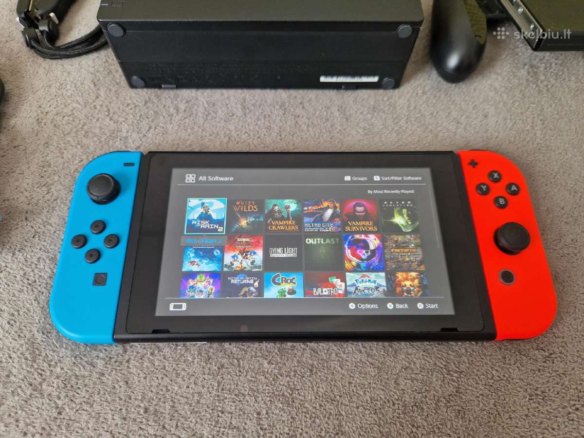 Nintendo switch V2 atrištas 128gb - nuotraukos Nr. 3