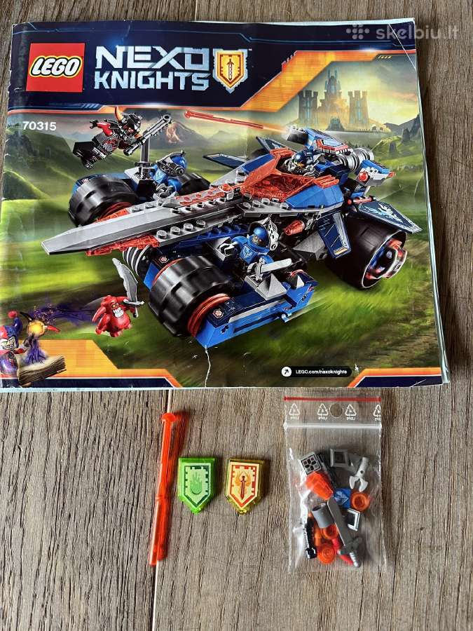 Lego Nexo Knights - Clay's Rumble Blade - 70315 - nuotraukos Nr. 11