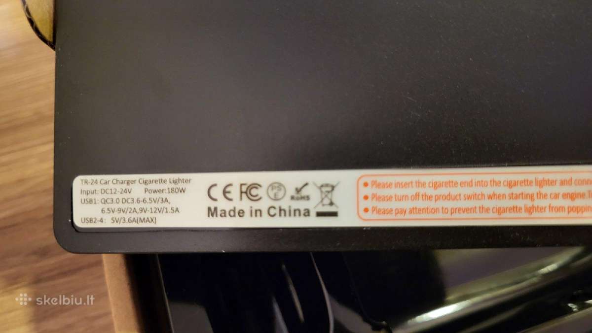 Mašininis Usb pakrovėjas + 12v šakotuvas - nuotraukos Nr. 8