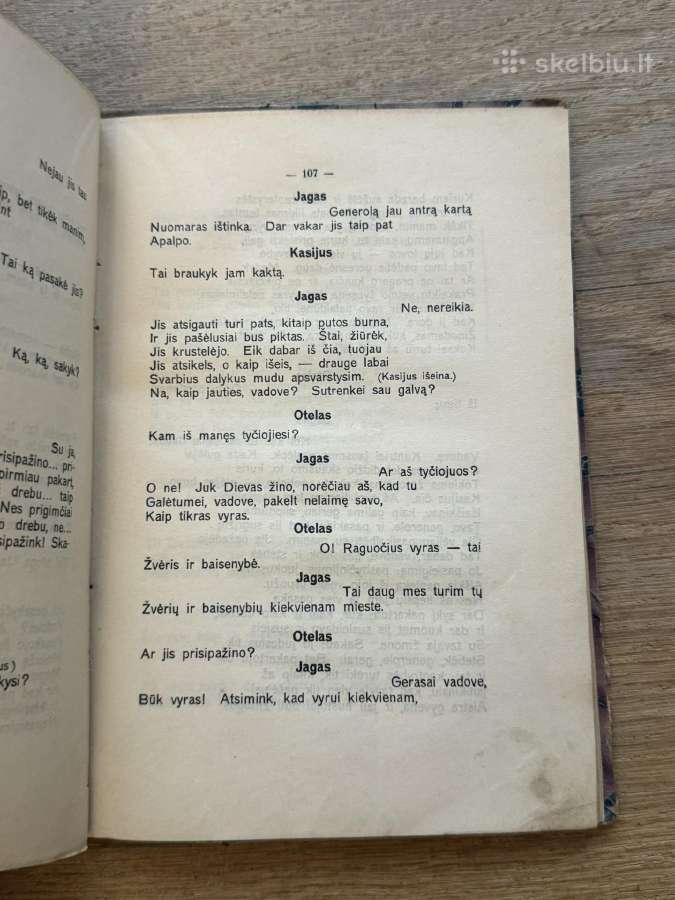 Otelas. Penkių veiksmų tragedija. 1924 - nuotraukos Nr. 5