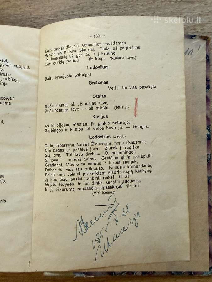 Otelas. Penkių veiksmų tragedija. 1924 - nuotraukos Nr. 6