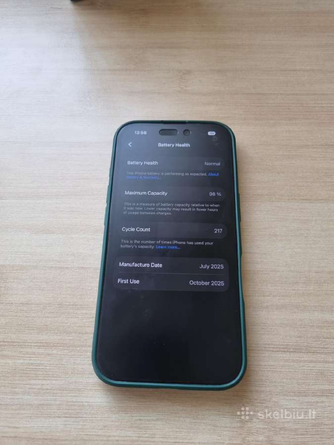 Apple iPhone 16 Black 128gb - nuotraukos Nr. 3
