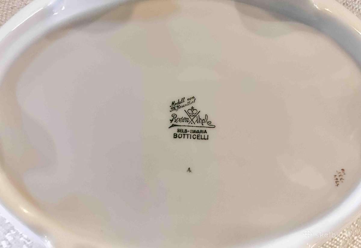 Rosenthal Selb-bavaria „botticelli“ pietų servizas - nuotraukos Nr. 5