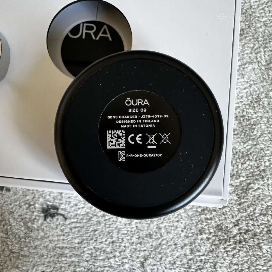 Oura Ring Gen 3, didys 9, sidabrinė spalva - nuotraukos Nr. 7